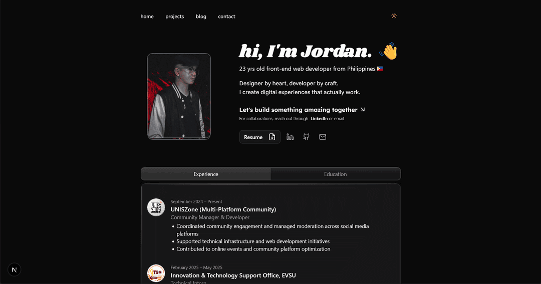 Portfolio Website